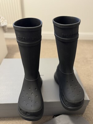 Balenciaga Crocs Boots Size 44 | eBay UK