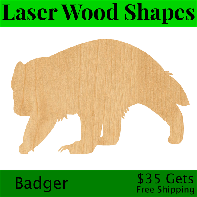 Georgia Laser Cut Wood Shape - Unfinished Baltic Birch Craft Supply, 4 Inch