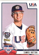 2019 Panini Stars and Stripes #60 Samuel Dutton USA Baseball 15U National Team