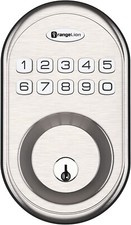 OrangeLion Keyless Entry Deadbolt Door Lock, Smart Electronic Keypad Auto Nickel