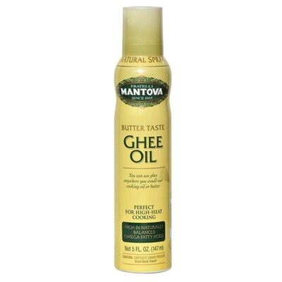 Mantova Ghee Oil, 100% Pure Cooking Oil Spray, Omega-3, perfect for healthy Keto