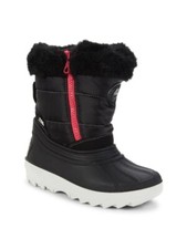 NWT PAJAR  Girl's Marsella Faux Fur-Lined Snow Boots Waterproof Black MRSP: 100