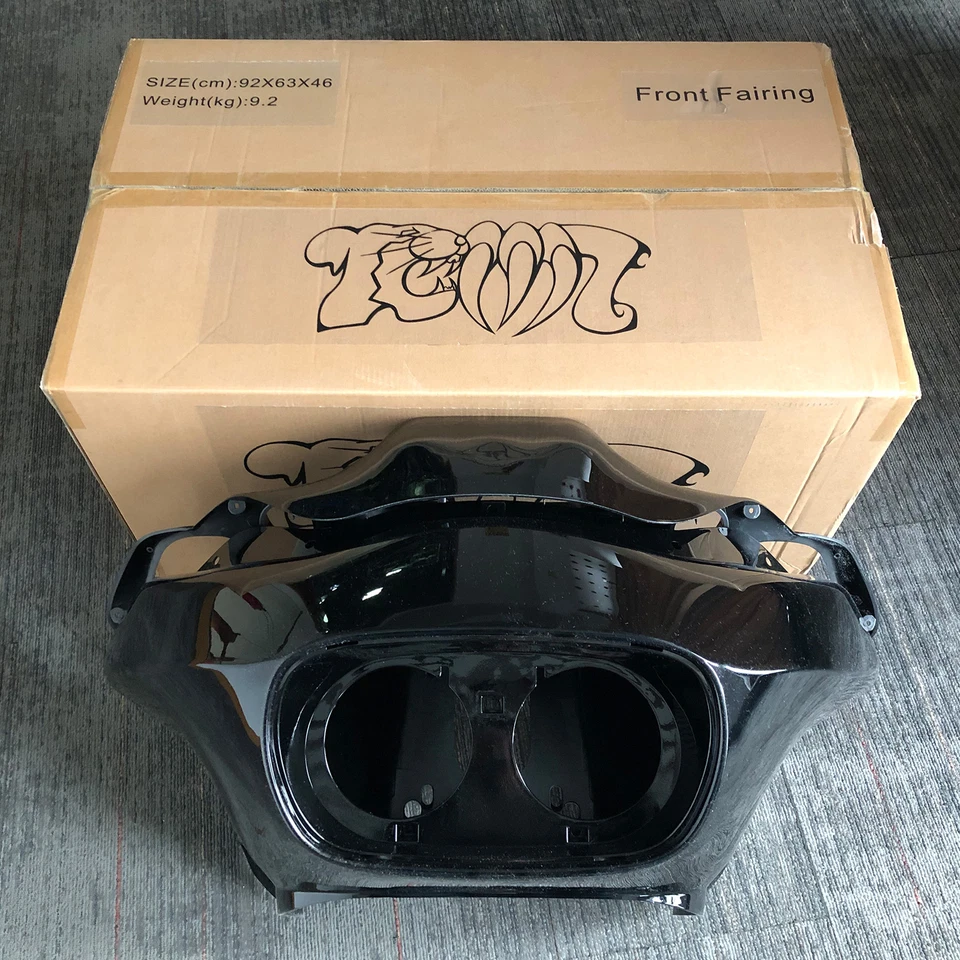 TCMT Vivid Black Inner Outer Fairing Fit For Harley Road Glide FLTR 1998-2013 - Image 4 of 4