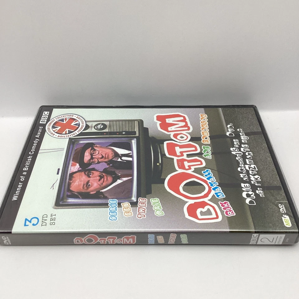 Bottom DVDS The Complete Series 1-3  BBC Rik Mayall Ade Edmondson- Region 2 (N5) - Image 3 of 4