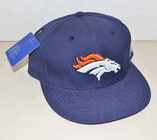DENVER BRONCOS Hat New Fitted 7 NFL Football Team Apparel REEBOK
