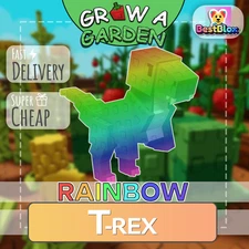 🦖🌈Rainbow T-Rex 🎮ROBLOX 🪴Grow a Garden | CHEAP | FAST | RELIABLE✅