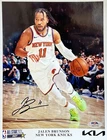 Jalen Brunson Signed 8x10 Photo Autographed New York Knicks PSA/DNA COA