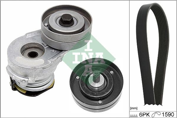 Schaeffler Ina Keilrippenriemensatz 529 0345 10 FüR Chevrolet Opel-image