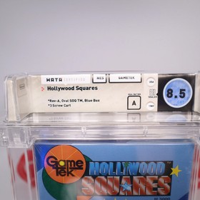 NES Nintendo HOLLYWOOD SQUARES - WATA GRADED 8.5 A! NEW & Sealed with H-Seam!
