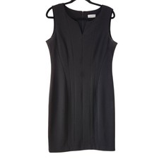 Calvin Klein Black Cocktail Dress Fit and Flare Career Women's 12