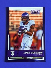 2016 Score Josh Doctson Artist’s Proof Blue Parallel Rookie Card #364; #d /35. rookie card picture