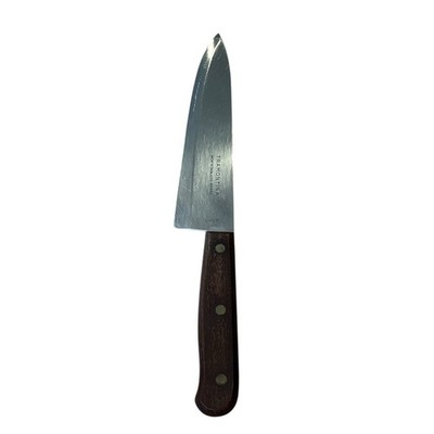 Tramontina Full Tang Chef Knife 8  Stainless Steel Wood Handle Brazil