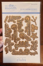 Spellbinders Club Cutting Die Set - Outlined Christmas Sentiments