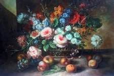 Still Life Flowers Classical Oil painting Home Decor Wall Art Printed On Canvas