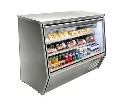 Leader 72'' Straight Glass High Deli Case