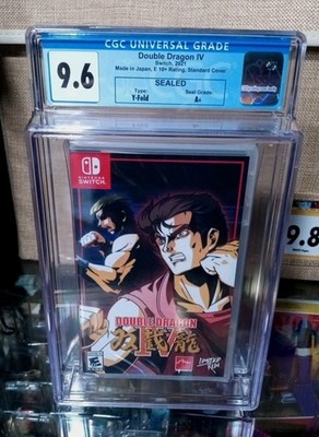 Double Dragon IV (Nintendo Switch, 2021) CGC Graded 9.6 A+ Seal