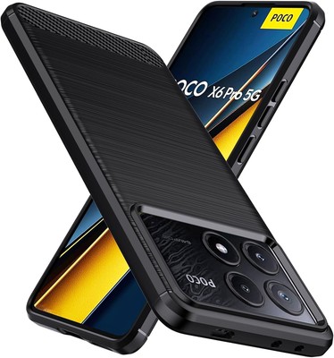 Designed for Xiaomi Poco X6 Pro/Redmi K70E Case,Flexible TPU [Brushed Texture] [