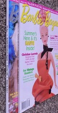 Vintage Lot Of 2 Barbie Bazaar 1998-1999 Doll Paperback Magazine Set