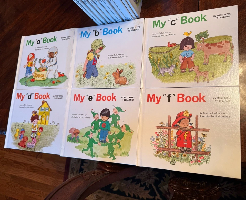 MY FIRST STEPS TO READING ABC Series Books by  MONCURE - LOT Of 24 VINTAGE 1991 - Image 3 of 4