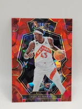 2022-23 Panini Select - Premier Level Red Cracked Ice Prizm #148 Pascal Siakam