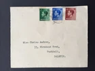 T GB 1936 KEVIII ½d + 1½d + 2½d FDC COVER TO DALMUIR