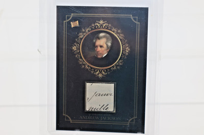2024 Andrew Jackson Pieces of the Past #Single-30 Authentic Relic Handwritten