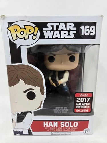 Funko Pop! Star Wars:  Han Solo 169 - 2017 Galactic Convention Exclusive Figure