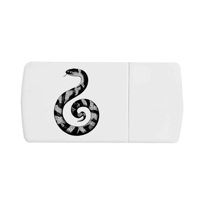 Pillendose ''Spiralschlange'' mit Tablettenteiler (PI00035322)