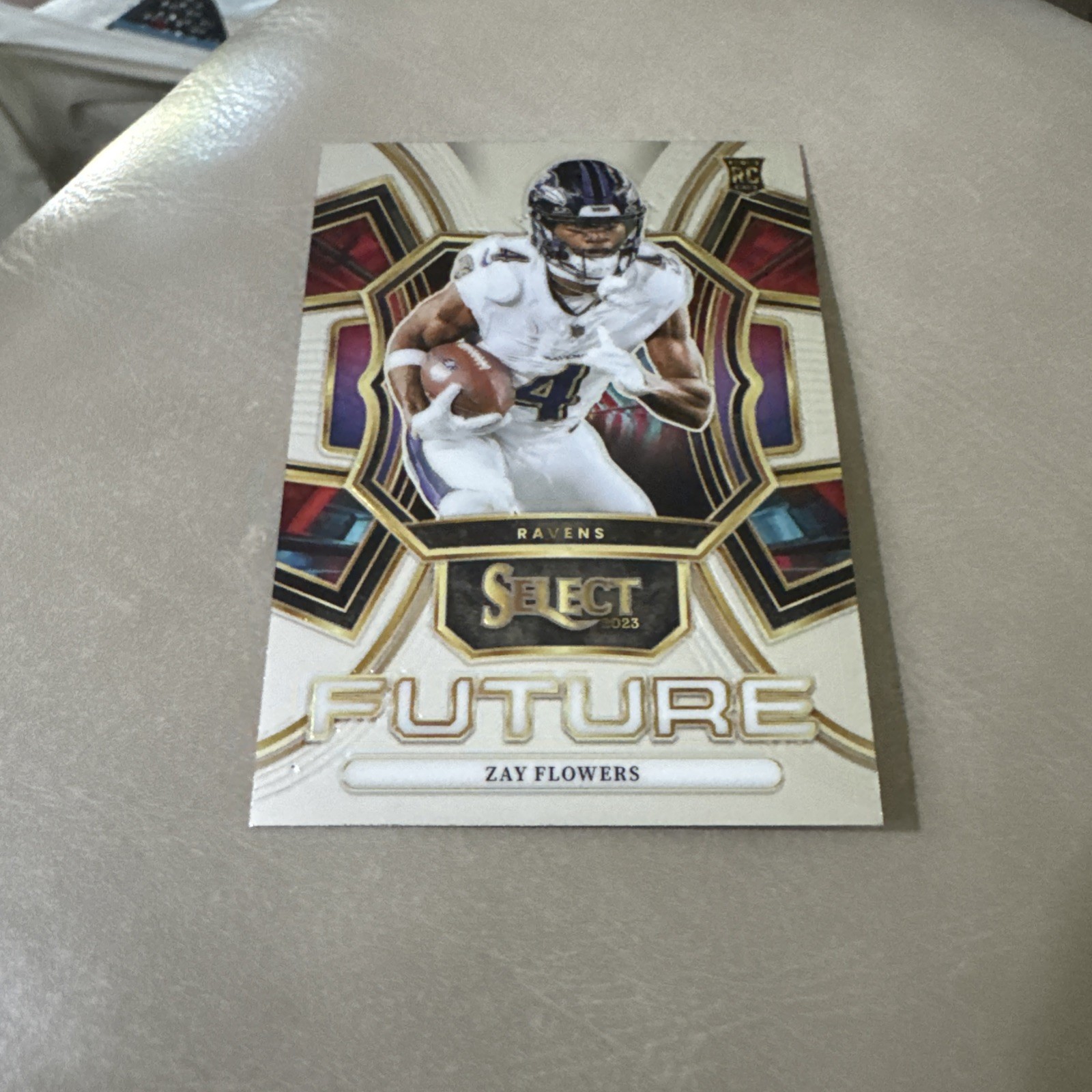 2023 PANINI SELECT FUTURE ZAY FLOWERS BALTIMORE RAVENS #FUT-ZFL RC
