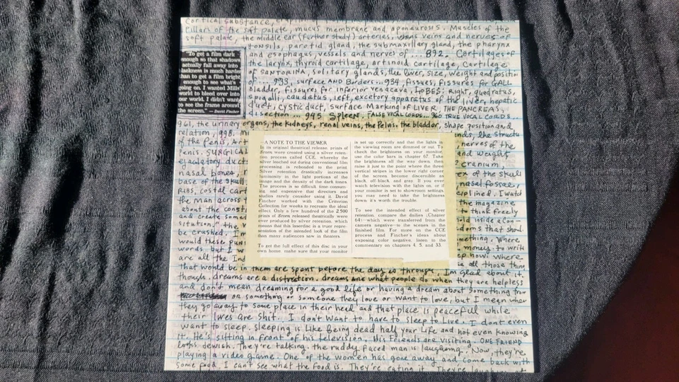 Seven Criterion Collection Widescreen Laserdisc Box Set Fincher Brad Pitt - Image 4 of 4