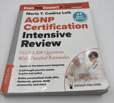 AGNP Certification Intensive Review: Plus 1,200 Questions with Rational Used.