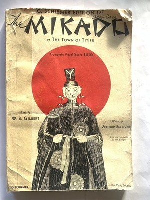 The MIKADO, Complete Vocal Score, Sheet MusicPaperback,