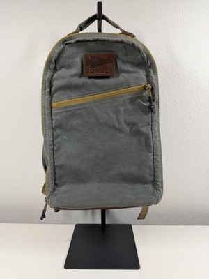 Goruck Bullet Heritage Slate Waxed Canvas Backpack USA Made EUC!