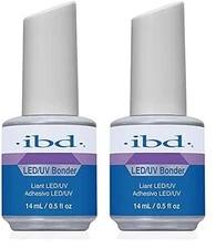 ibd LED/UV Bonder Gel Nail Non Acid Primer 0.5oz #56844 (2 Pack)