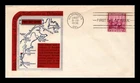 US COVER DELAWARE TERCENTENARY FIRST DAY ISSUE SCOTT 836 UNSEALED