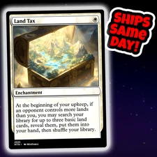 Land Tax - Custom Art Magic: The Gathering Playtest Card - Commander EDH