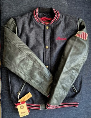 Indian Motorcycle Varsity 2 Jacket Mens Medium Brand New!