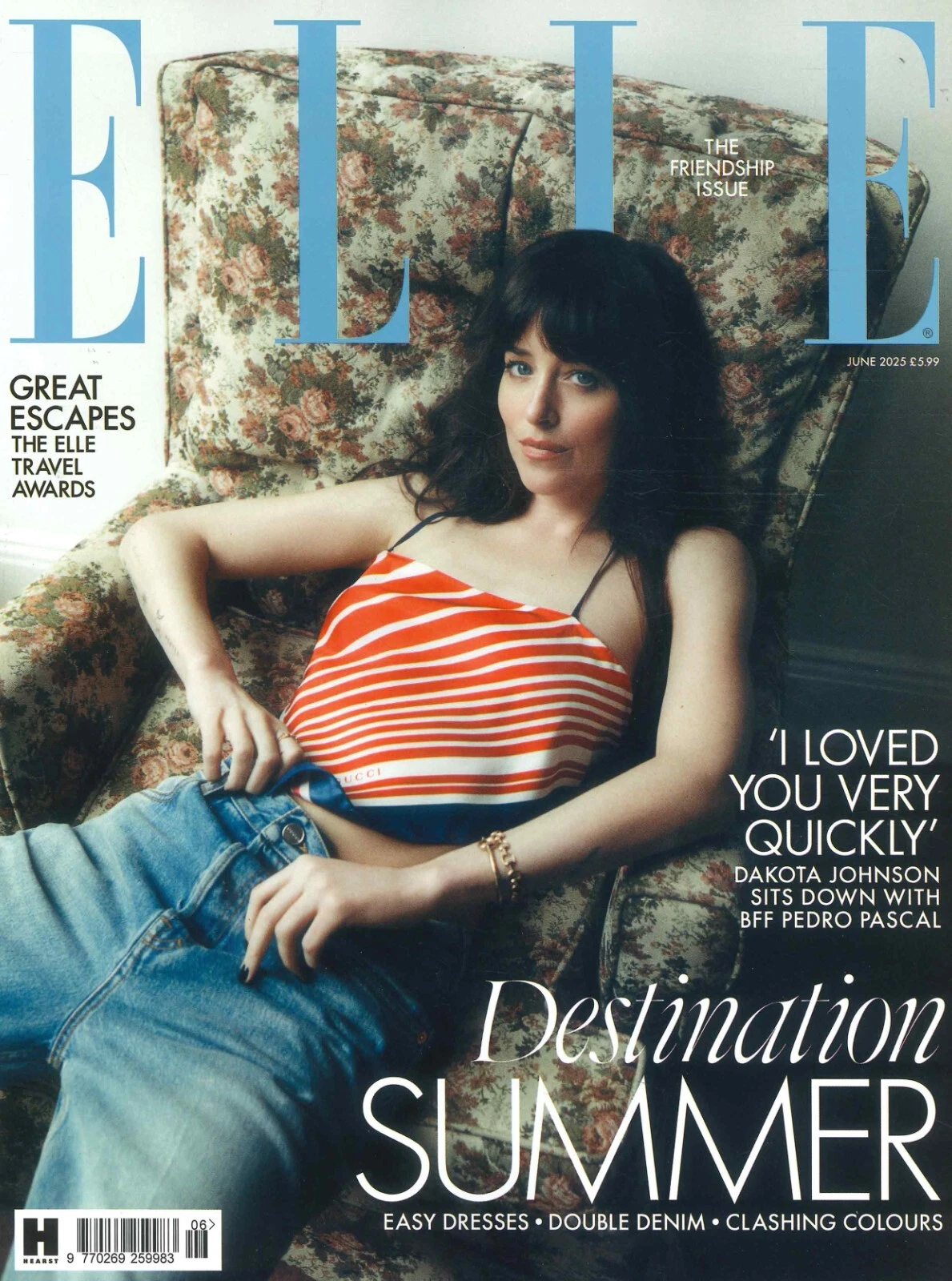UK Elle Magazine: Dakota Johnson, Pedro Pascal, Kelsea Ballerini
