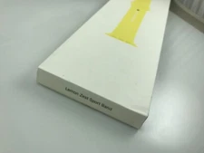 Original Apple Watch Series 10 9 8 7 Sport Band 38mm 40mm 41MM Lemon Zest yellow