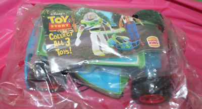 Burger King Kids Meal Vintage Disney Pixar Toy Story Large Race