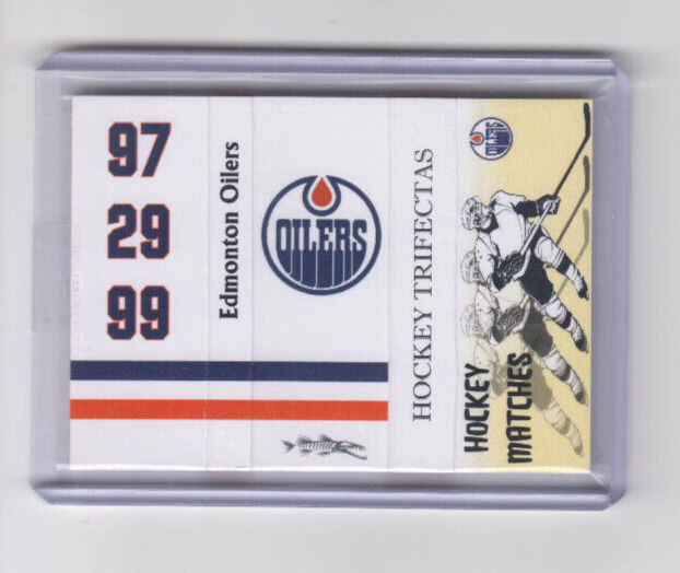 2024 Edmonton Oilers McDavid Draisaitl Gretzky Hockey Trifectas Matches