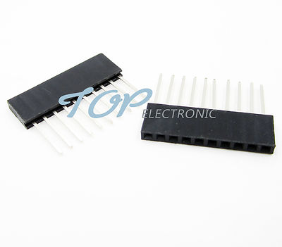10pcs 10 Pin 2.54 mm Stackable Long Legs Femal Header For Arduino ...