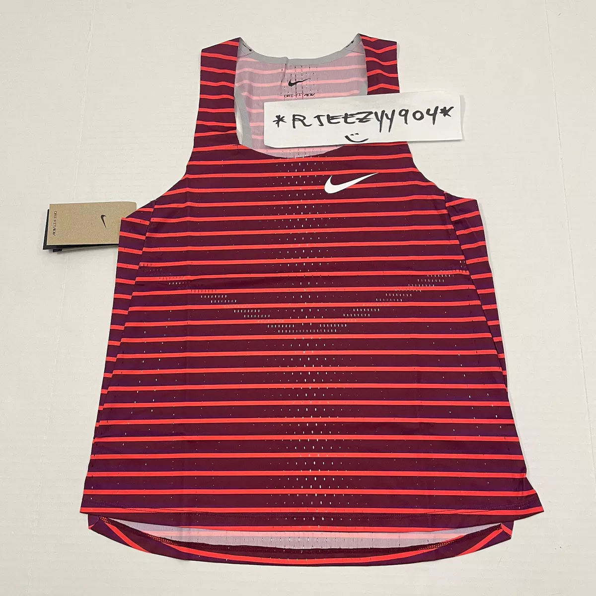 Striped 2025 running singlet