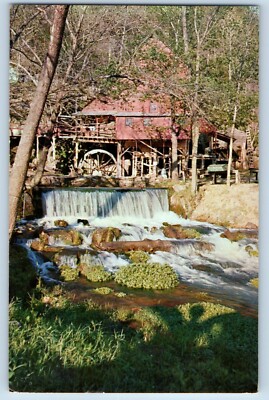 Gainesville Missouri Postcard Aid-Hodgson's Mill North Water Mill Cornmeal 1961