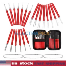 21 pcs Terminal Removal Tool Kit, Electrical Pin Extractor with Protective Case