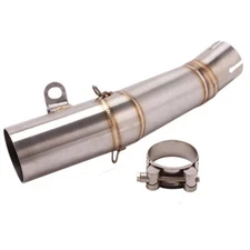 For Yamaha YZF R6 2006-2024 Stainless Steel Motorcycle Exhaust Mid Link Pipe USA