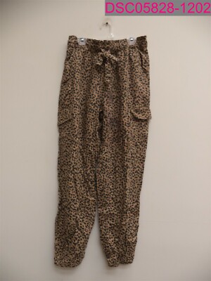 Aerie Women's Cheetah Print Jogger Lounge Pants Brown/Black Size Small | eBay