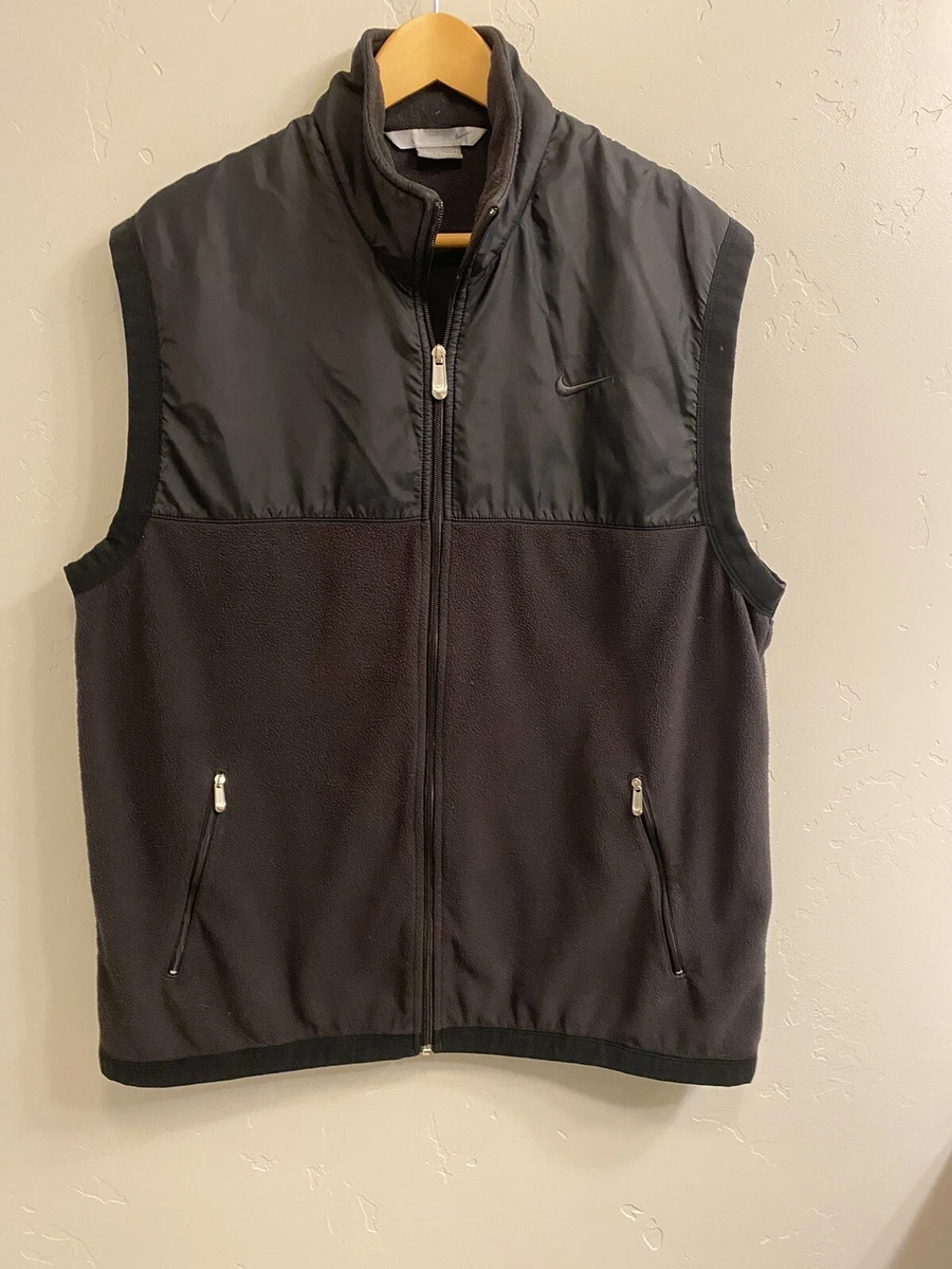 brown nike vest