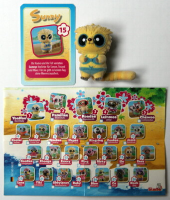 Figur: ''Sunny'' / Serie: ''Yoohoo & Friends beach'' / Firma: ''Simba''