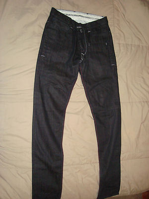Jean Andrew Buckler Slim Bleu Foncé - Taille 29/30 - 100% Coton - Neuf Sans étiquettes